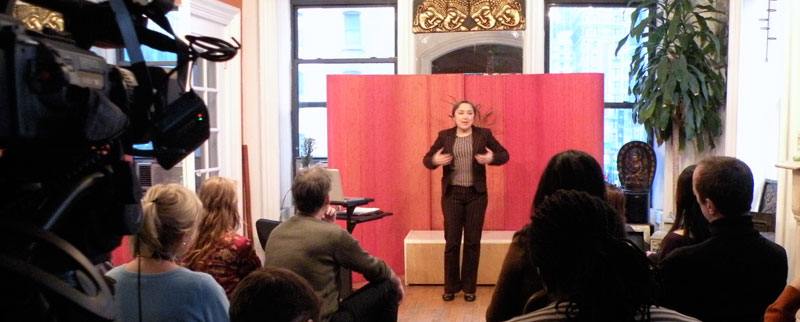 Puela Lunaris teaching a Successful Presentation Skills™ Workshop in Manhattan